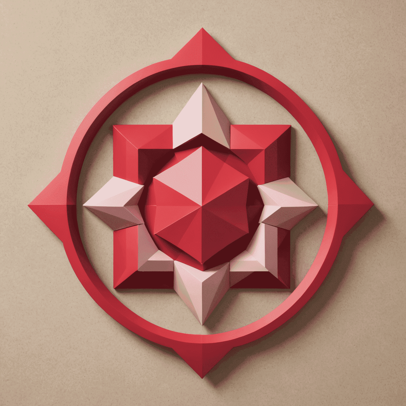 Paradex logo featuring a stylized red and pink geometric design
