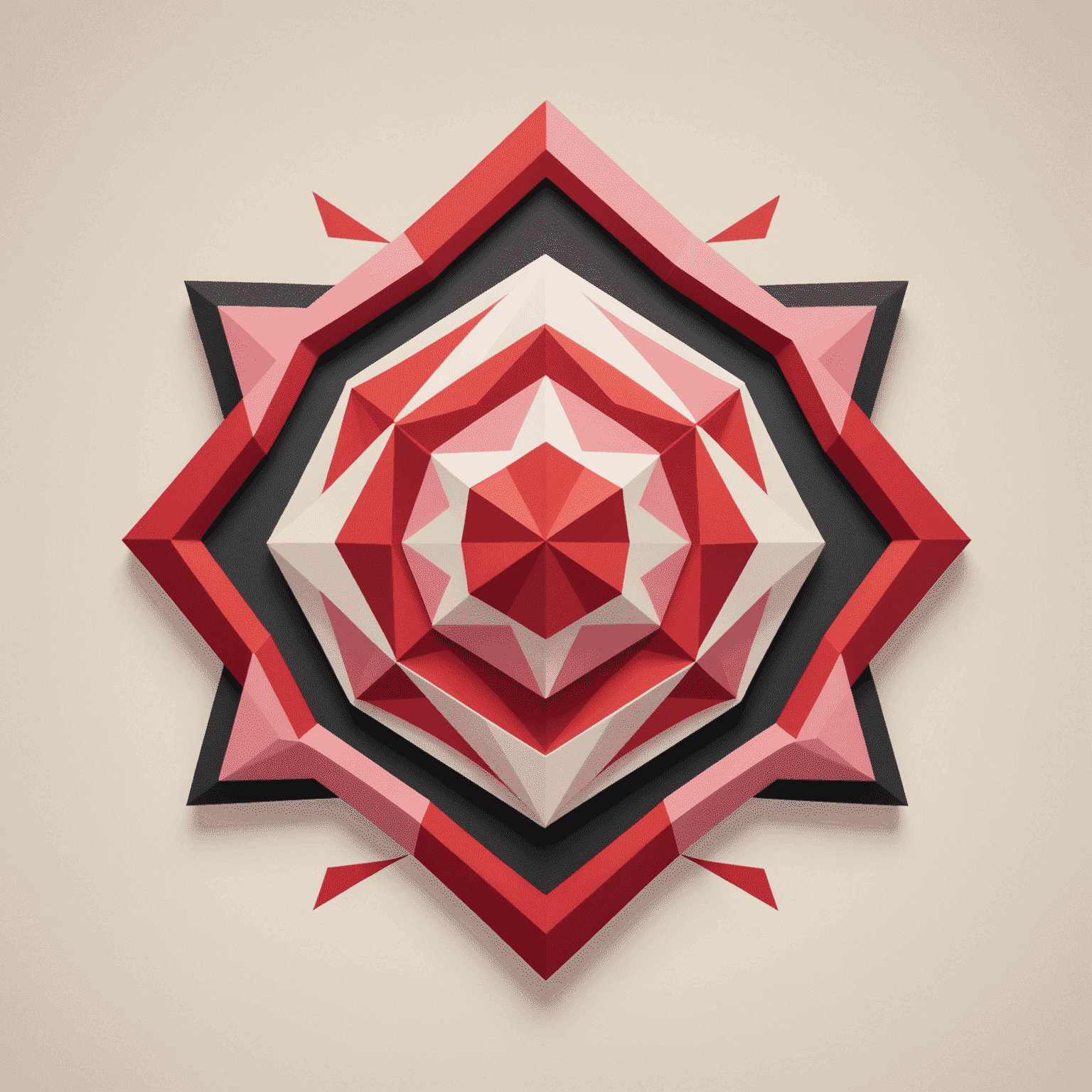 Paradex logo featuring a stylized red and pink geometric design