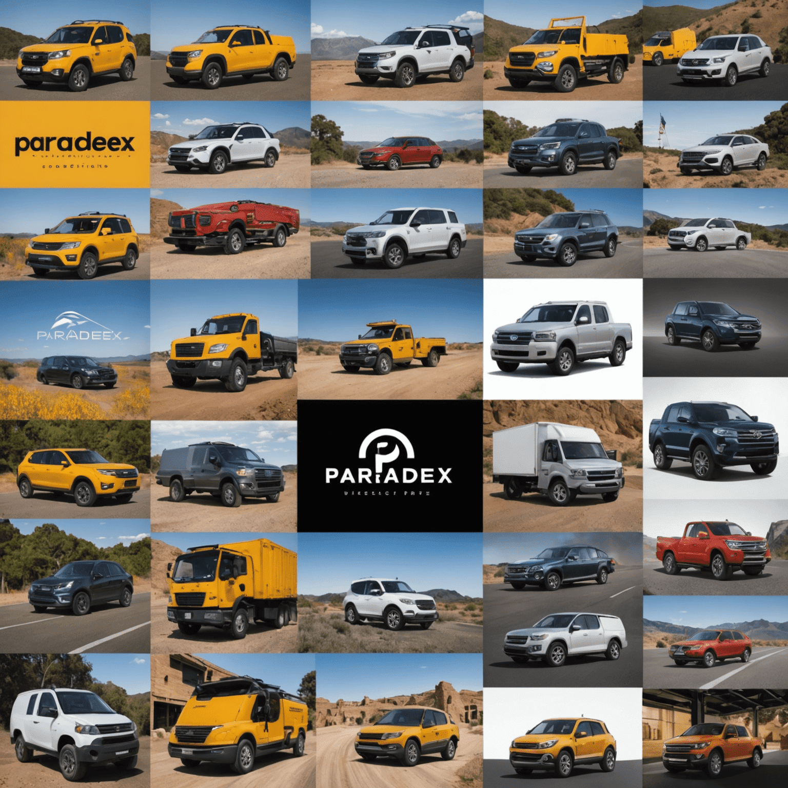 A collage showcasing various web development projects completed by Paradex, highlighting the diversity and quality of our work across different industries.